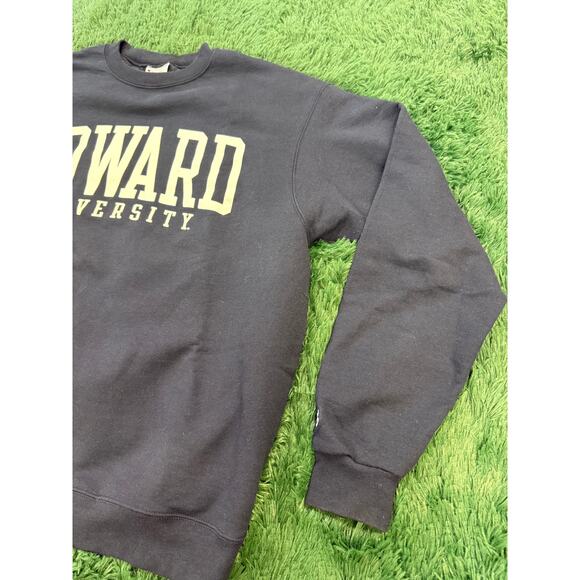 Howard University Washington DC Navy Blue Crewneck Large Sweatshirt Unisex - Picture 6 of 8